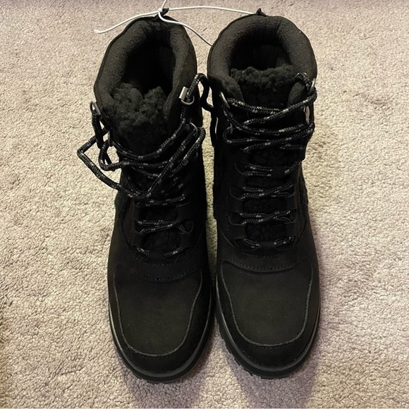 Old Navy Faux Suede Hiking Boots - Picture 2 of 8